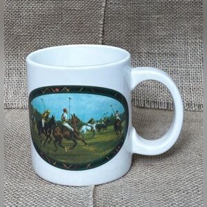 Vintage Ralph Lauren Polo Players Coffee Mug Cup Sports